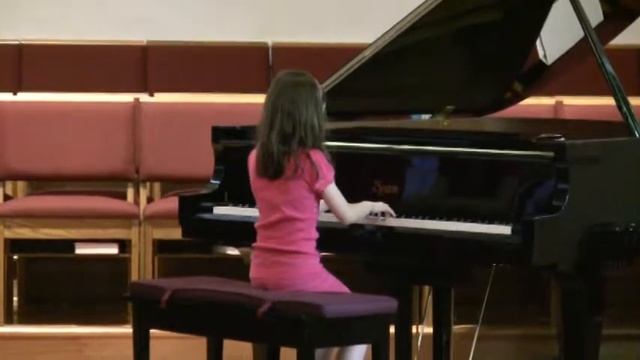 Jenna's piano recital June 2009 смотреть онлайн