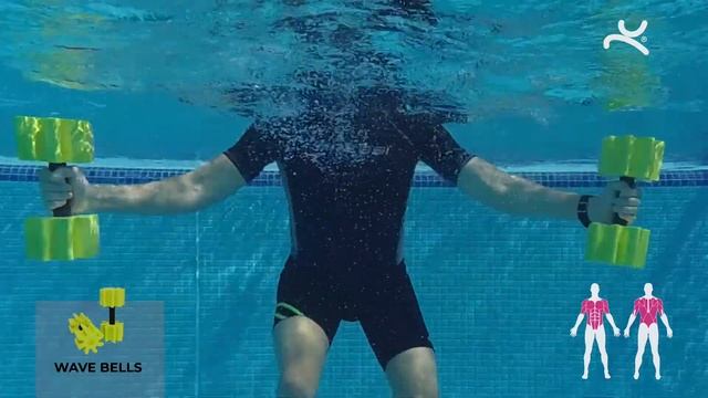 Гантели для аква-аэробики AQQUATIX Wave смотреть онлайн