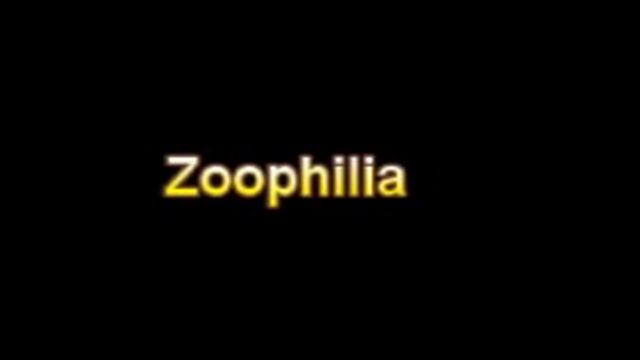 What Is The Definition Of Zoophilia смотреть онлайн