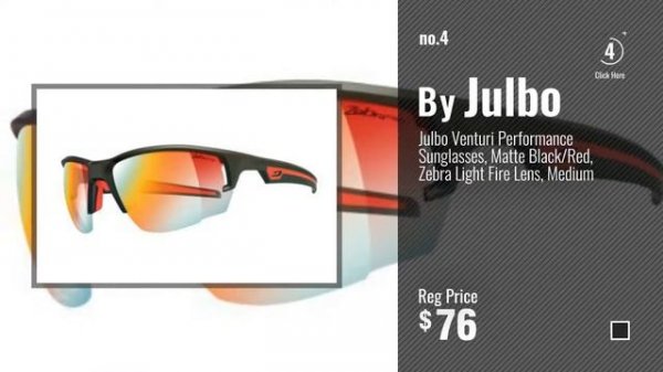 Top 10 Julbo Sunglasses [ Winter 2018 ]: Vermont Classic Sunglasses: Chrome/Black with Spectron 4