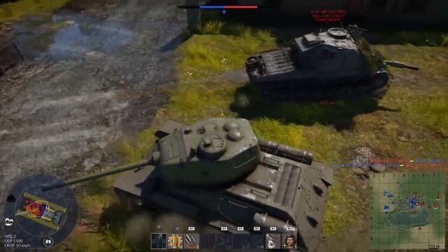Играю на карте "Польша" на бр 5.3.War thunder. смотреть онлайн