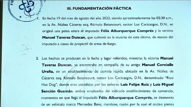 Alburquerque Comprés disparó varias veces antes de matar a Duncan, según expediente смотреть онлайн