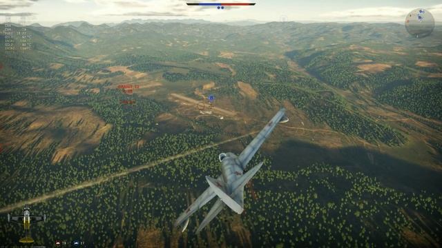 Mig-9/L 1 vs 4 Fight to the death [ War Thunder ] смотреть онлайн