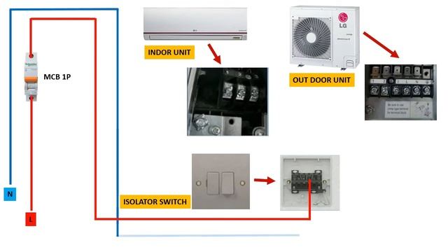 ac wire connection to stabilizer, split ac wiring diagram indoor and outdoor unit смотреть онлайн
