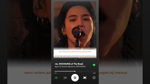 AGUSTD - SNOOZE Lyrics + video (feat Ryuichi Sakmoto & Woosung of the rose) #해금 #슈가#d_day #suga #bt смотреть онлайн