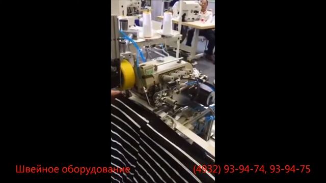 Автомат для пришивания резинки в пояс 1 этап оверлок смотреть онлайн
