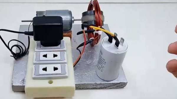 Free Energy 240V Generator Top5 Copper Coil Light Bulb Electric Condenser 50KV Transformer Idea