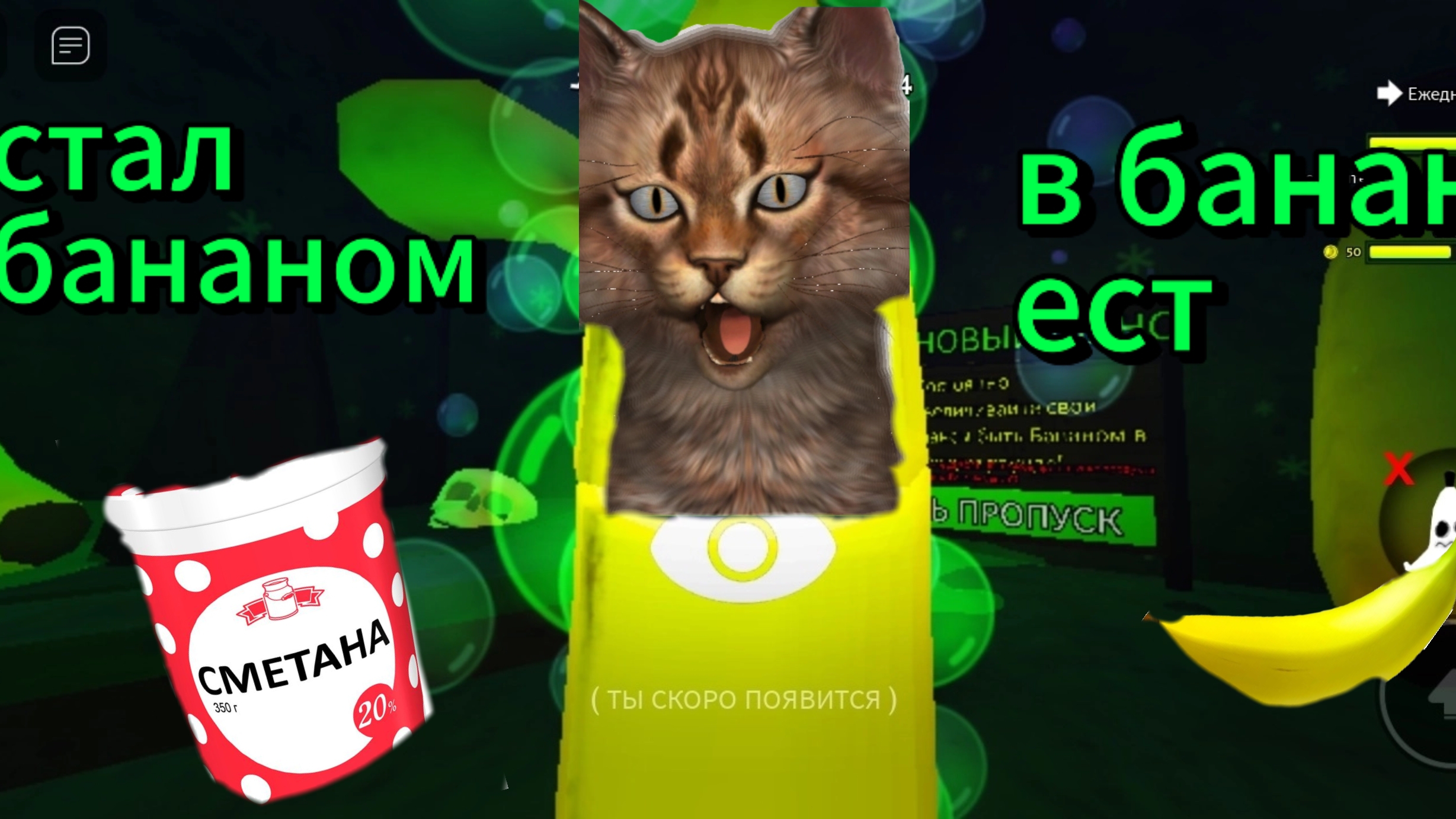 стал бананом🍌🙀