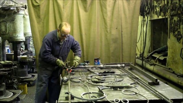 Forging process. Ставим декоративный хомут. Художественная ковка смотреть онлайн