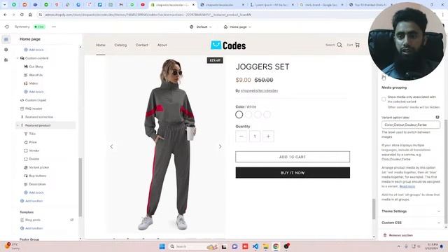 How to Create Shopify Store with Symmetry Theme? Live Tutorial смотреть онлайн