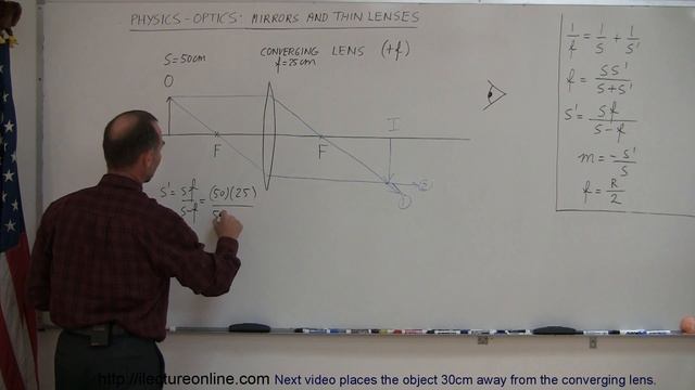 Physics - Optics: Lenses (2 of 4) Converging Lens смотреть онлайн