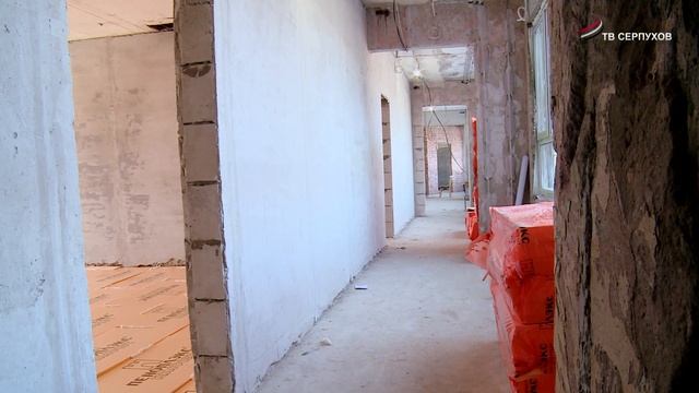 В Серпухове проводится капитальный ремонт школы №11 по президентской программе смотреть онлайн