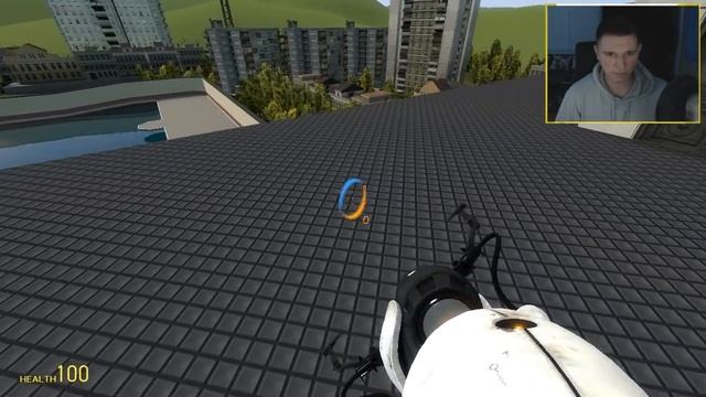 Garry's Mod PORTAL IN GMOD! (Gmod Sandbox Funny Moments)