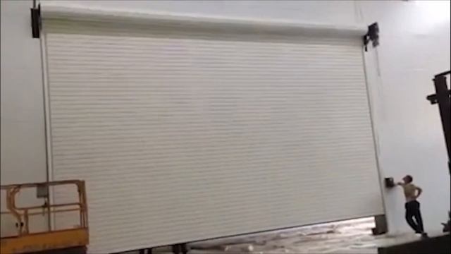 Рулонные ворота Цех окраски ОАО ГАЗ; демонстрация смотреть онлайн