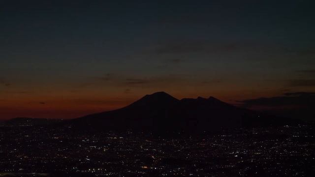Volcano Mount Vesuvius At Night - Pompeii: The City Frozen In Time | Lost World Of Pompeii