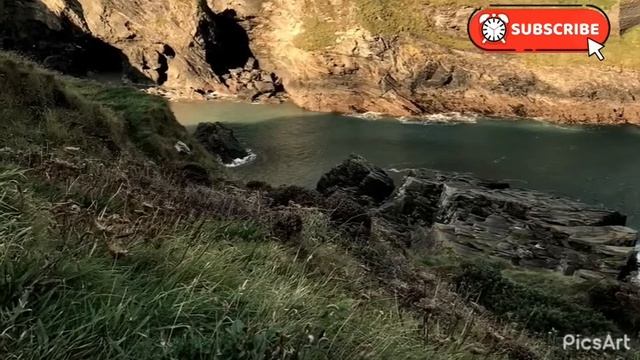 Our Adventure last year 2020 at Tintagel,Cornwall ,Lands end 🇬🇧 смотреть онлайн