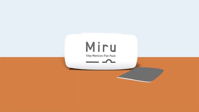 Care free and hygienic, Miru 1day Menicon Flat Pack смотреть онлайн