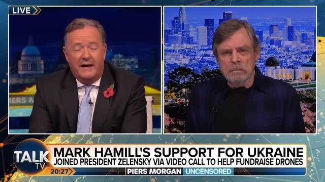 Piers Morgan Interviews Mark Hamill On Returning As Luke Skywalker and More смотреть онлайн