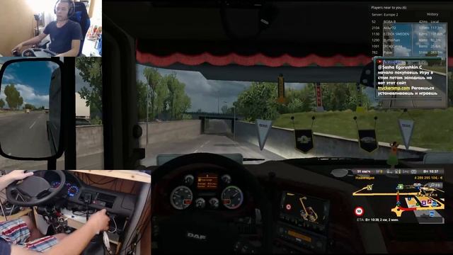 Виртуальный дальнобой в игре ,,Euro Truck Simulator 2,, №25 смотреть онлайн