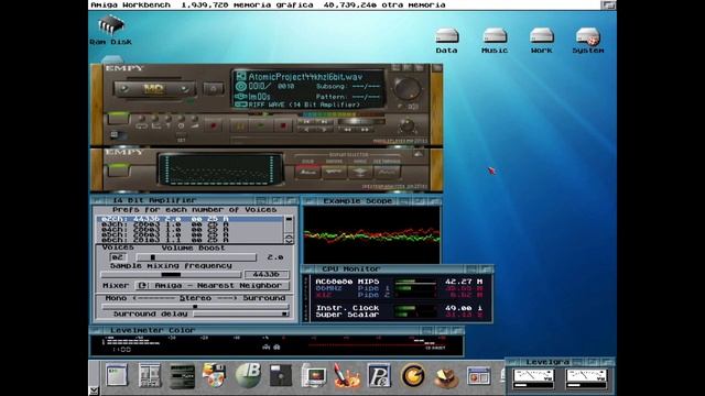 Audio chip "Paula" performance test смотреть онлайн