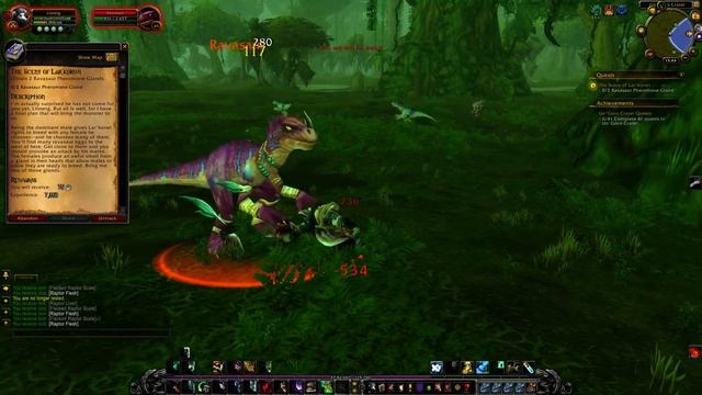 The Scent of Lar'Korwi Quest Playthrough - Un'Goro Crater