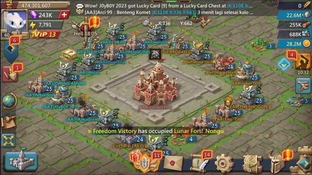 The beginning of WoW in kingdom 1108!! | we need RL!! | LORDS MOBILE INDONESIA смотреть онлайн