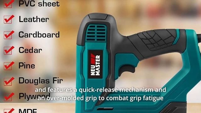 NEU MASTER NTC0060 Electric Nail Gun/staple Brad Nailer Review смотреть онлайн
