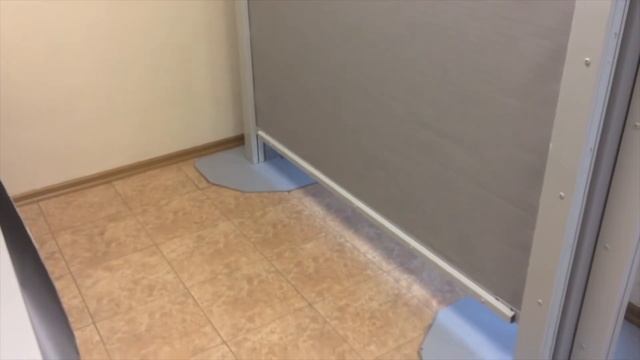 Противопожарная штора FireTechnics EI180 при орошении, Шоурум смотреть онлайн