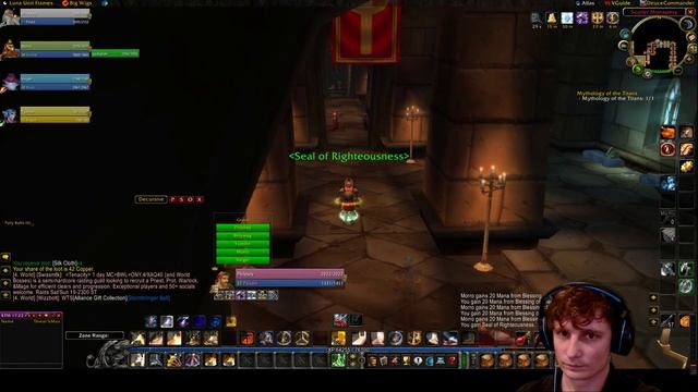 Vanilla WoW Paladin tanking Scarlet Monastery Library Pt2 смотреть онлайн