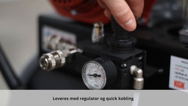 Nimalift - 6 hk Kompressor fra KGK Benzin- 50 L Tank смотреть онлайн