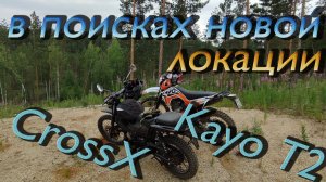 В поисках новой локации или короткий путь до посёлка Светлого l G-Moto Cross X, Kayo T2.