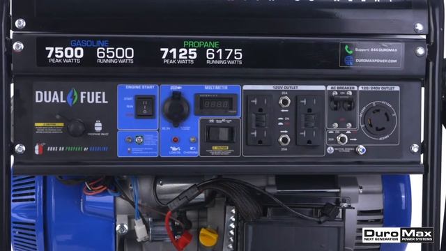 Power Your Passions: DuroMax XP7500X and DX 7,500 Watt Portable Generators with CO Alert смотреть онлайн