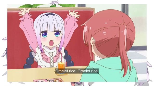 Kobayashi's Dragon Maid S2 - Kanna Kamui feat. Omurice смотреть онлайн