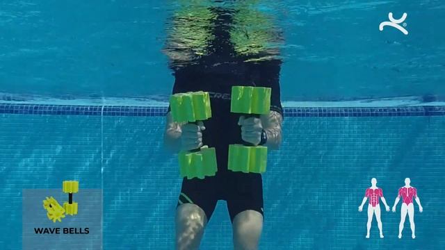 Гантели для аква-аэробики AQQUATIX Wave смотреть онлайн