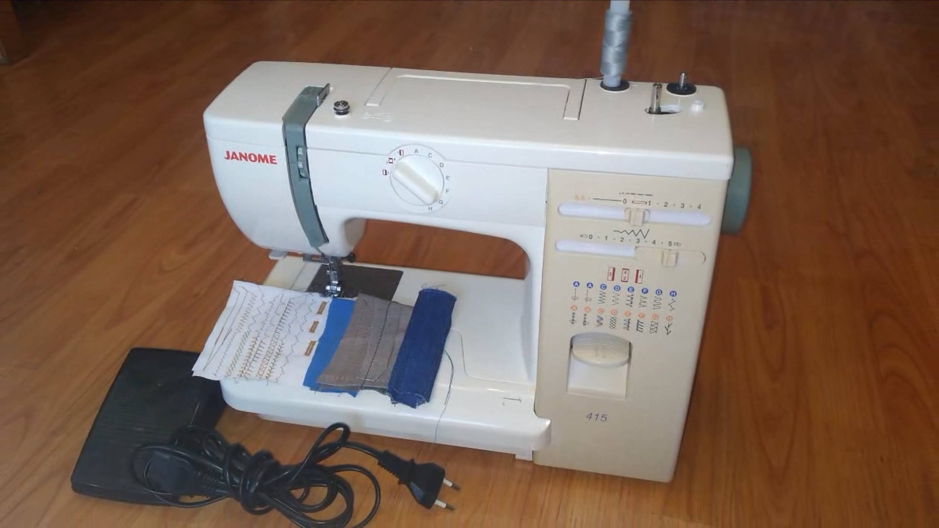 Janome 415 смотреть онлайн