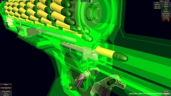 How a Calico M100 works