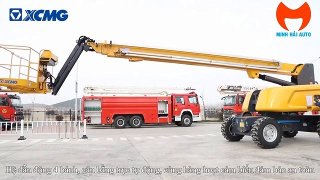 Xe nâng người Boom Lift 28M XCMG XGS28 смотреть онлайн