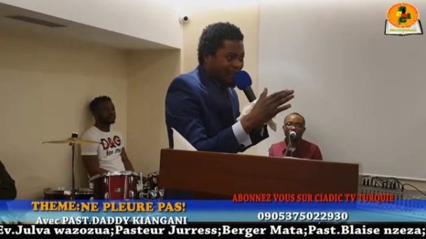 DIMANCHE 27/01/2019 THEME:NE PLEURE PAS! AVEC LE PASTEUR DADDY KIANGANI