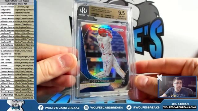 2020 Wolfe's Card Breaks Multi-Team Series 3 Repack Case Break #14 смотреть онлайн