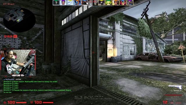 FACEIT CSGO PUGs With NOFEAR смотреть онлайн