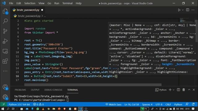 Password Cracker Brute Force Method Using Python and Tkinter |Brute Force| |Password Hacking| смотреть онлайн