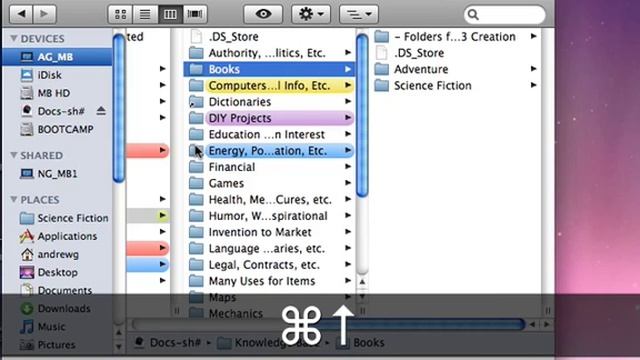The Finder's Toolbar, Sidbar, and its Four Different Views, by Andrew Grant, 20091107 смотреть онлайн