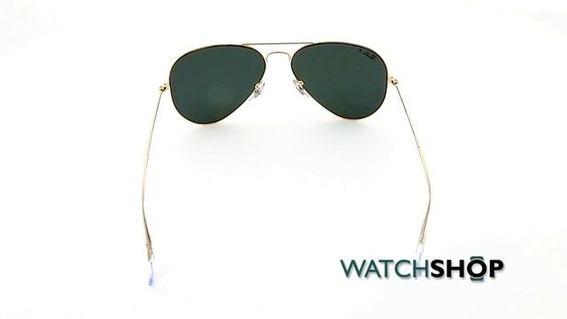 Ray-Ban Men's Aviator Classic Polarized Sunglasses (RB3025-001/58-58) смотреть онлайн
