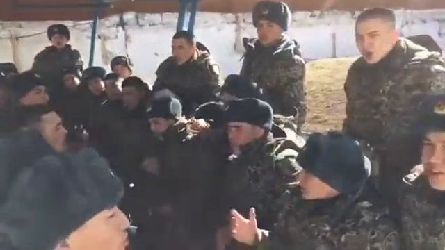 Рота подъем ани армияда призыв 2-17 «Нац.гвардия» г.Астана смотреть онлайн