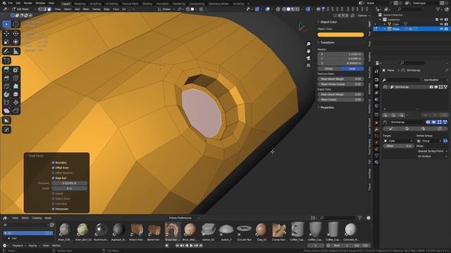 Shrinkwrap. BLENDER and 3D GRAPHIC TUTORIALS by PzThree смотреть онлайн
