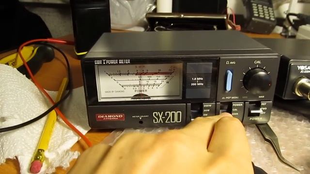 Измерение КСВ ICOM AH-7000 на CB (27MHz)