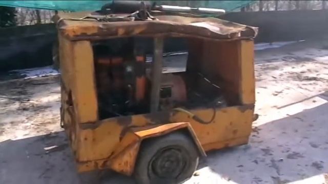 Generator and welding machine 15 kVA - Groupe électrogène 15 kVA combiné poste à souder смотреть онлайн