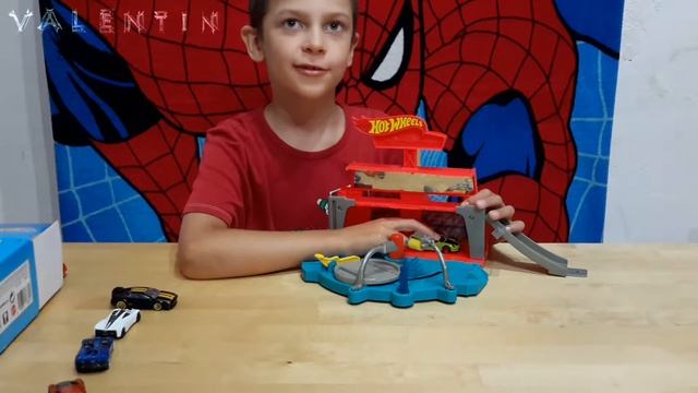 #HotWheels Super Spin #CarWash HW CITY Открываем набор Хот вилс Авто Мойка