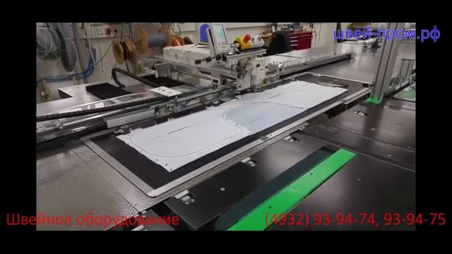 Автоматизированная линия по пошиву подушек безопасности конвейерного типа смотреть онлайн