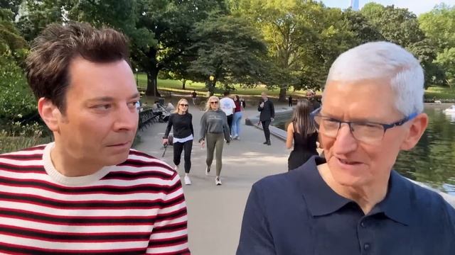 Jimmy & Tim Cook Walk and Talk in NYC About the New iPhone 16 and the Future of Apple Intelligence смотреть онлайн